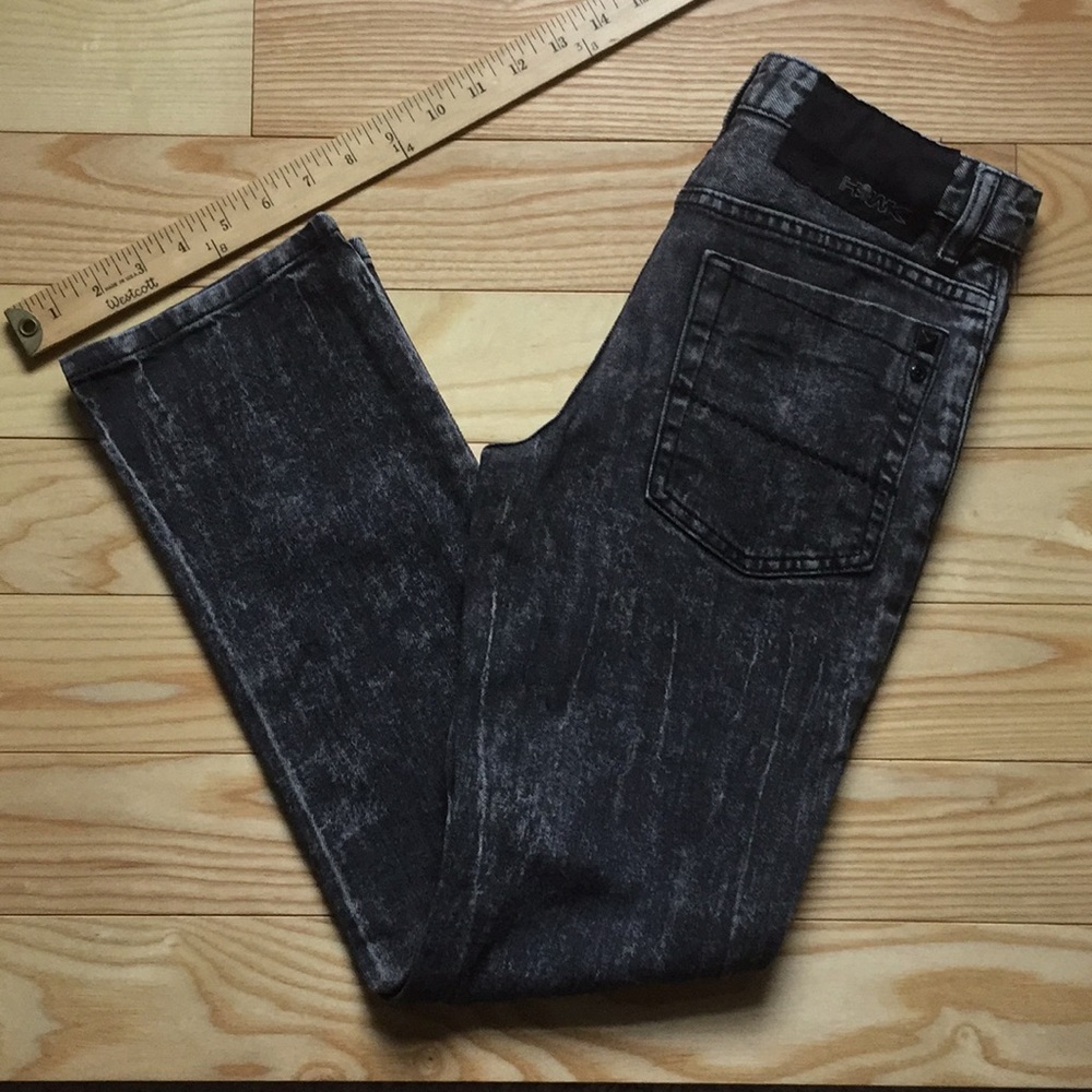 Tony Hawk Skinny Jeans Black Distressed